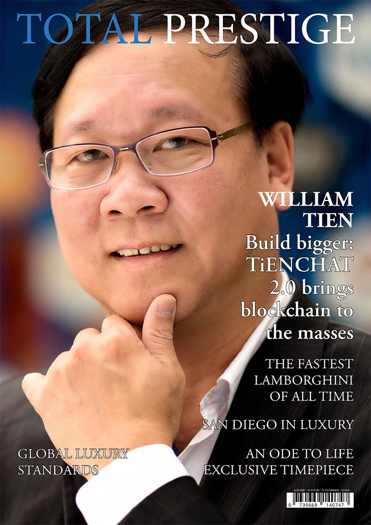 TOTALPRESTIGE MAGAZINE - On cover William Tien
