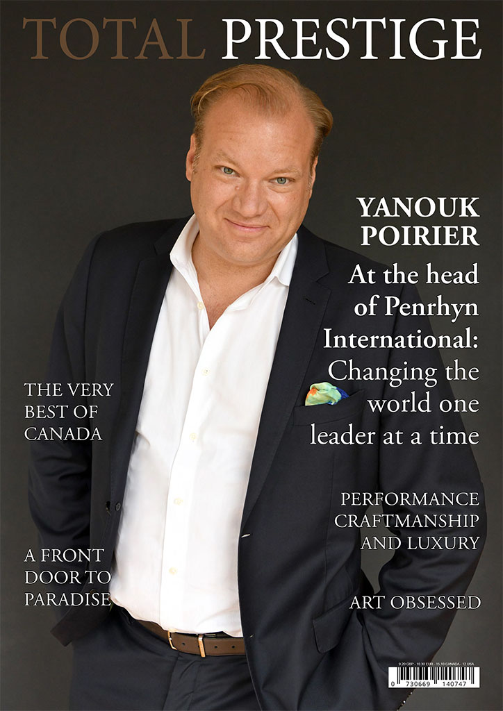 TOTALPRESTIGE MAGAZINE - On cover Yanouk Poirier