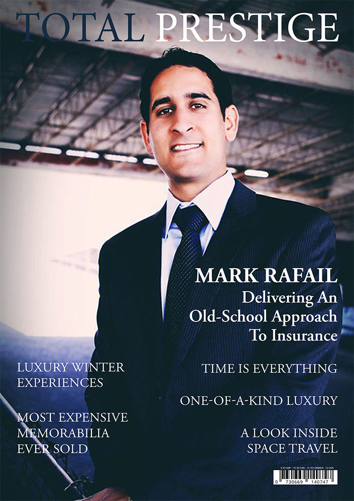 TOTALPRESTIGE MAGAZINE - On cover Mark Rafail