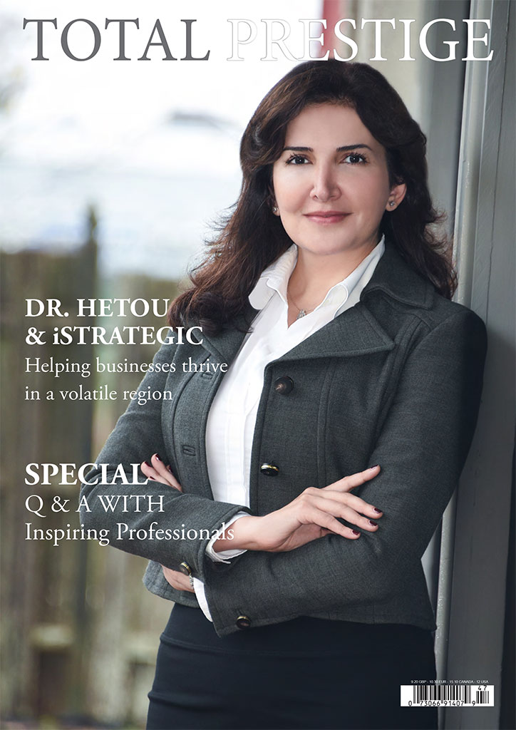 TOTALPRESTIGE MAGAZINE - On cover Dr Ghaidaa Hetou