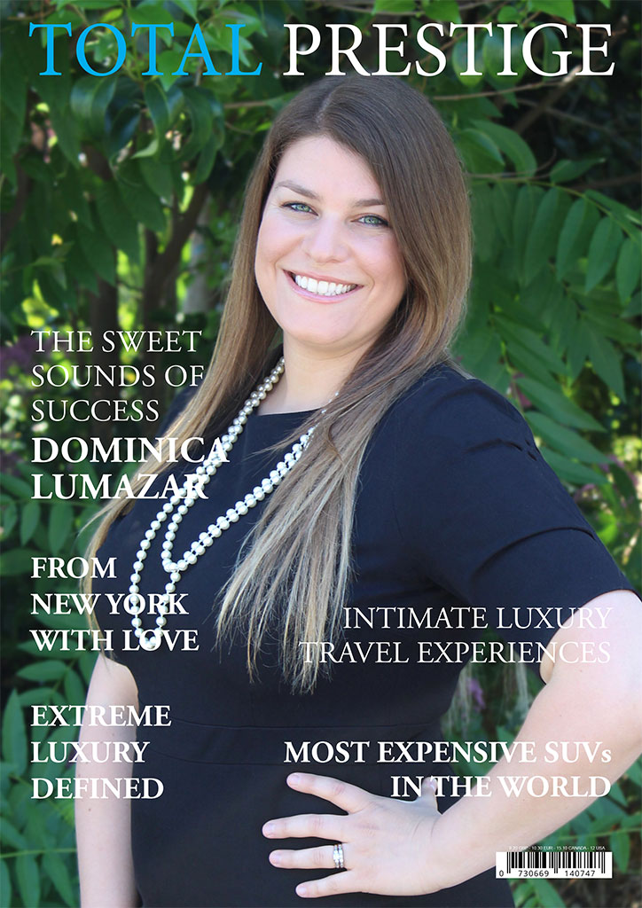 TOTALPRESTIGE MAGAZINE - On cover Dominica Lumazar