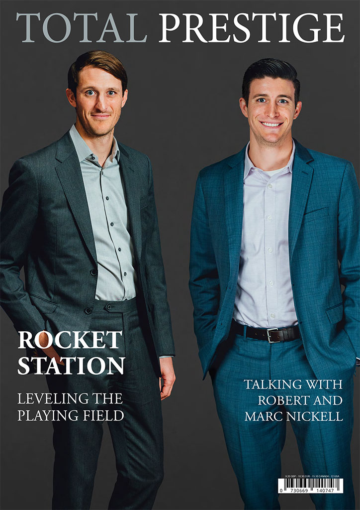 TOTALPRESTIGE MAGAZINE - On cover Robert and Marc Nickell