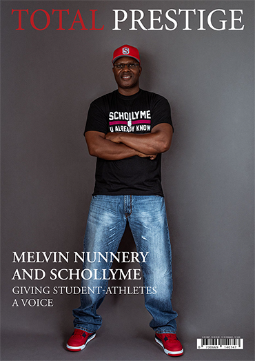 TOTALPRESTIGE MAGAZINE - On cover Melvin Nunnery