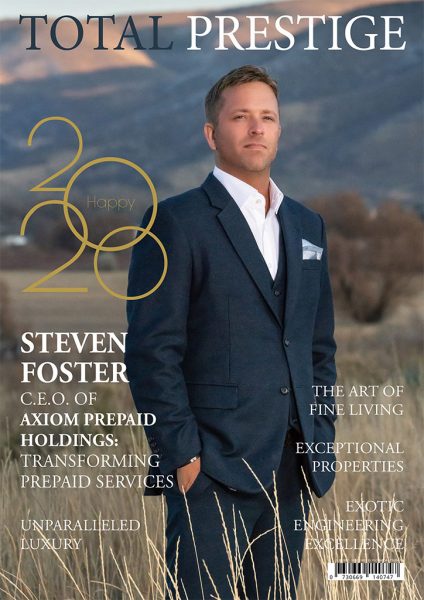 TOTALPRESTIGE MAGAZINE - On cover Steven Foster