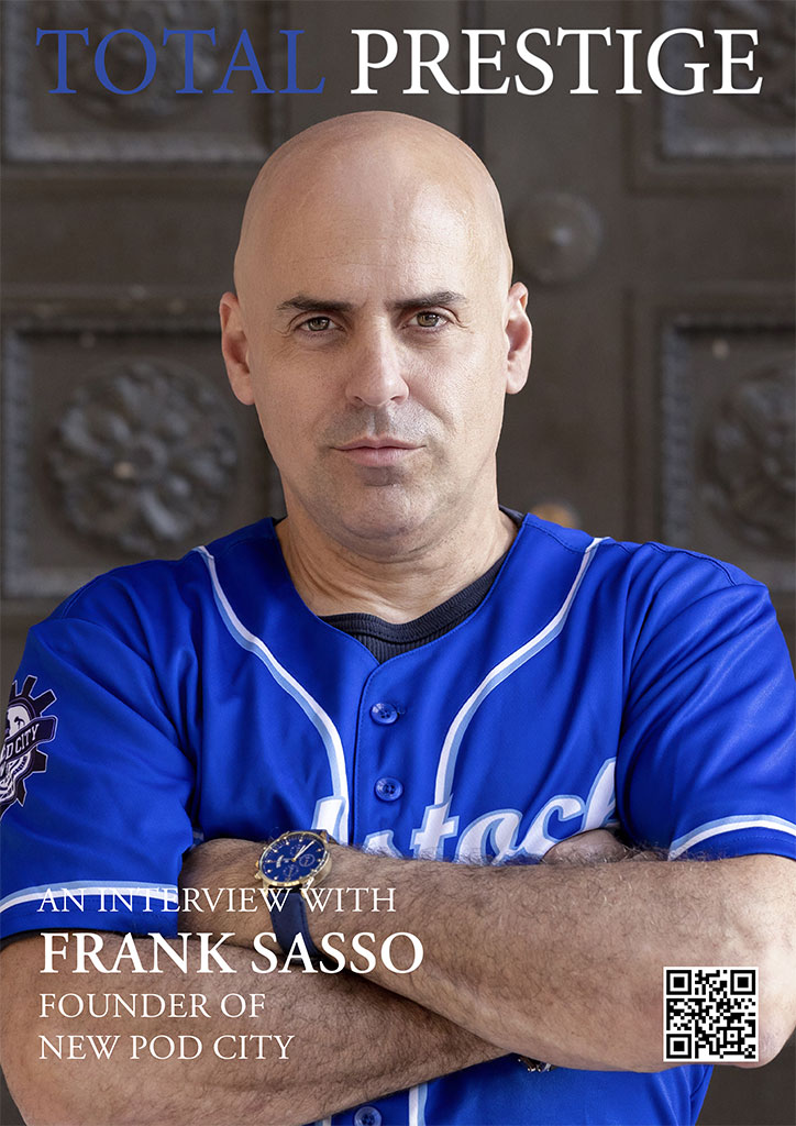 TOTALPRESTIGE MAGAZINE - On cover Frank Sasso
