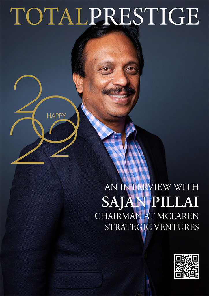 TOTALPRESTIGE MAGAZINE - On cover Sajan Pillai