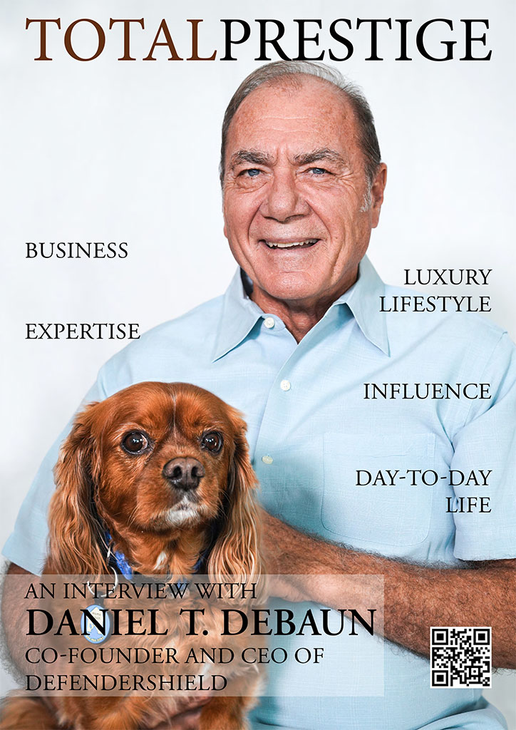 TOTALPRESTIGE MAGAZINE - On cover Daniel T. DeBaun