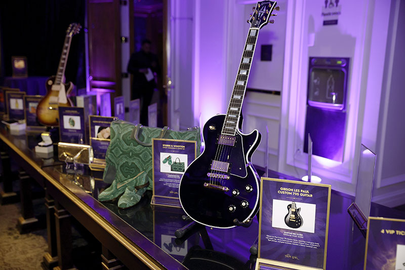 ASPEN, COLORADO - MARCH 21: View of auction items during COSF's 4th Annual Aspen Snow Ball Gala on March 21, 2026 in Aspen, Colorado. (Photo by Nick Tininenko/Getty Images for for Children's Oncology Support Fund)