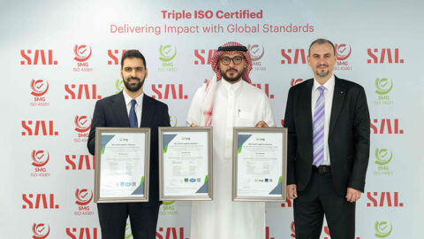 SAL is The First Saudi Company in The Logistics Sector to Obtain “HSSE IMS” triple ISO certified