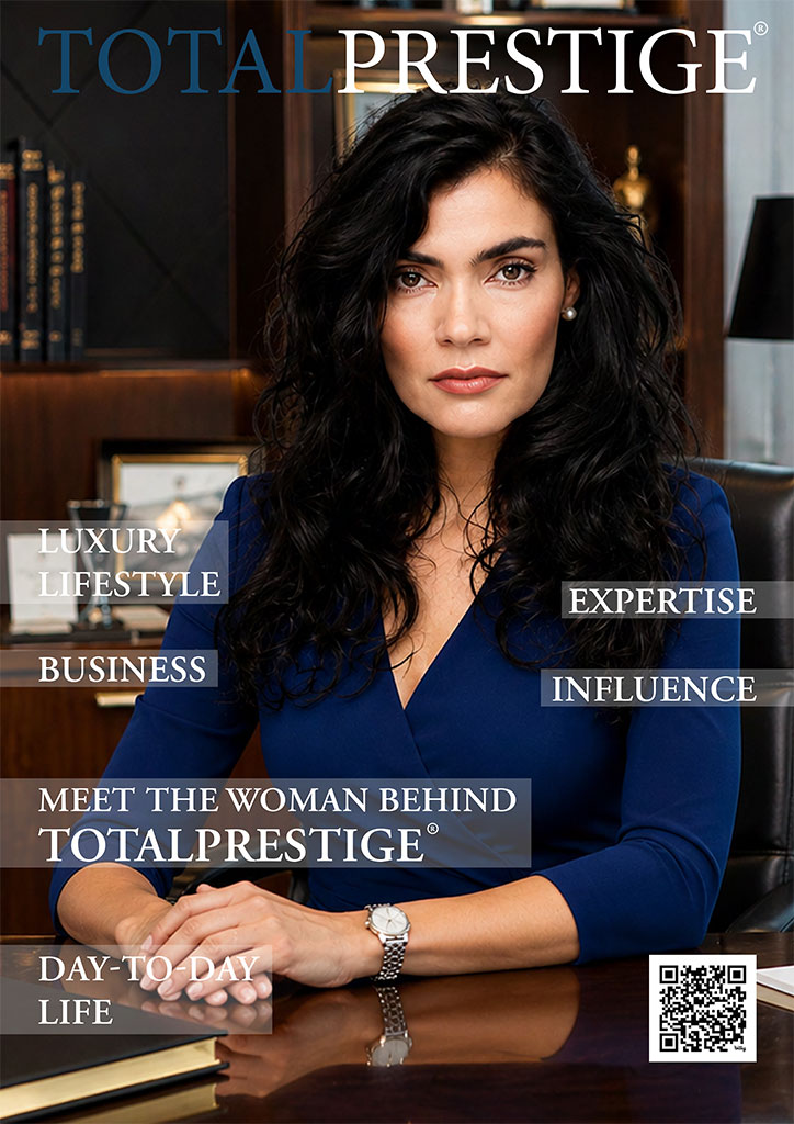 TOTALPRESTIGE MAGAZINE - On cover Rose Marie, Founder of Totalprestige